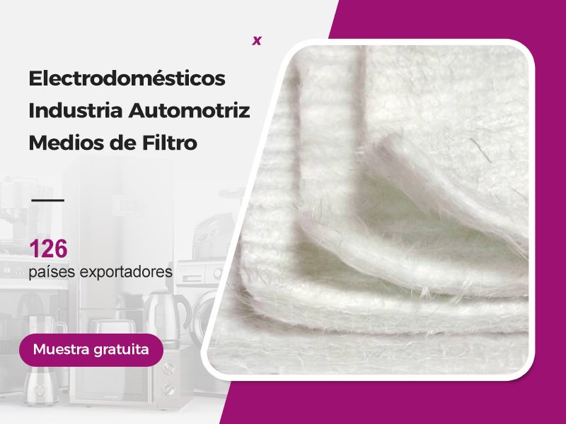Manta De Fibra De Vidrio Con Aguja